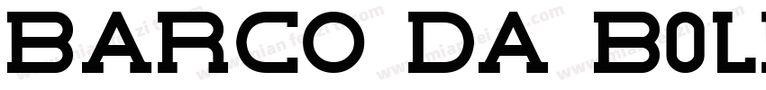 BARCO DA Bold字体转换